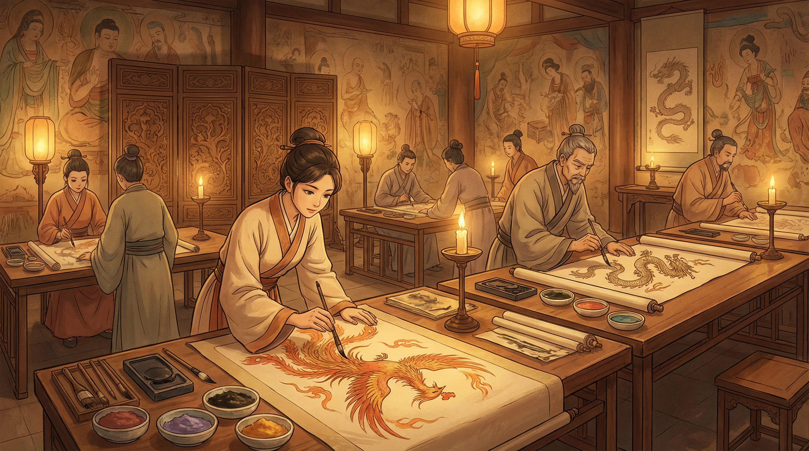 画师入驻 - 午夜福利体验试看120秒 国风动漫画师